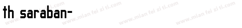 th saraban字体转换
